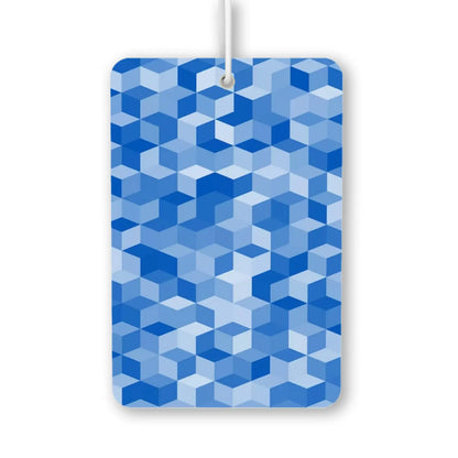 Blue Geometric Pattern Air Freshener