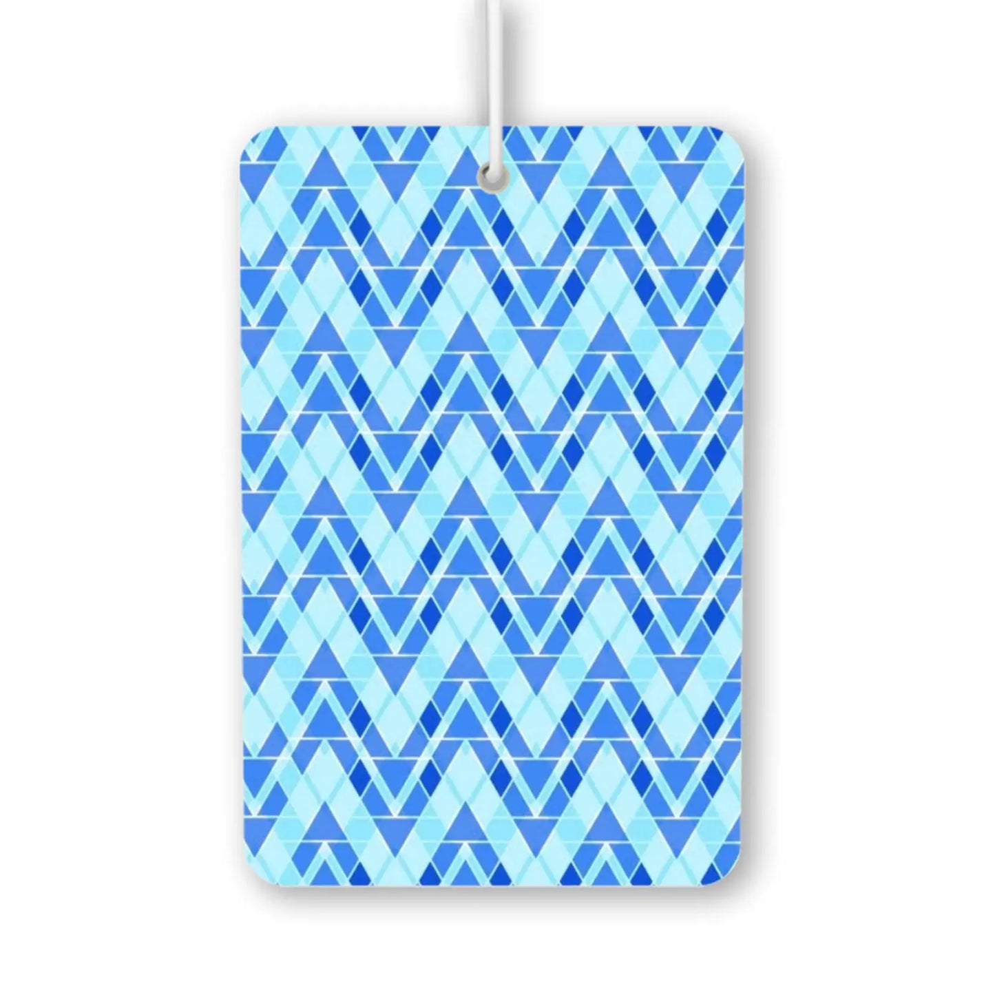 Blue Geometric Pattern Air Freshener