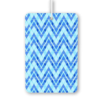 Blue Geometric Pattern Air Freshener