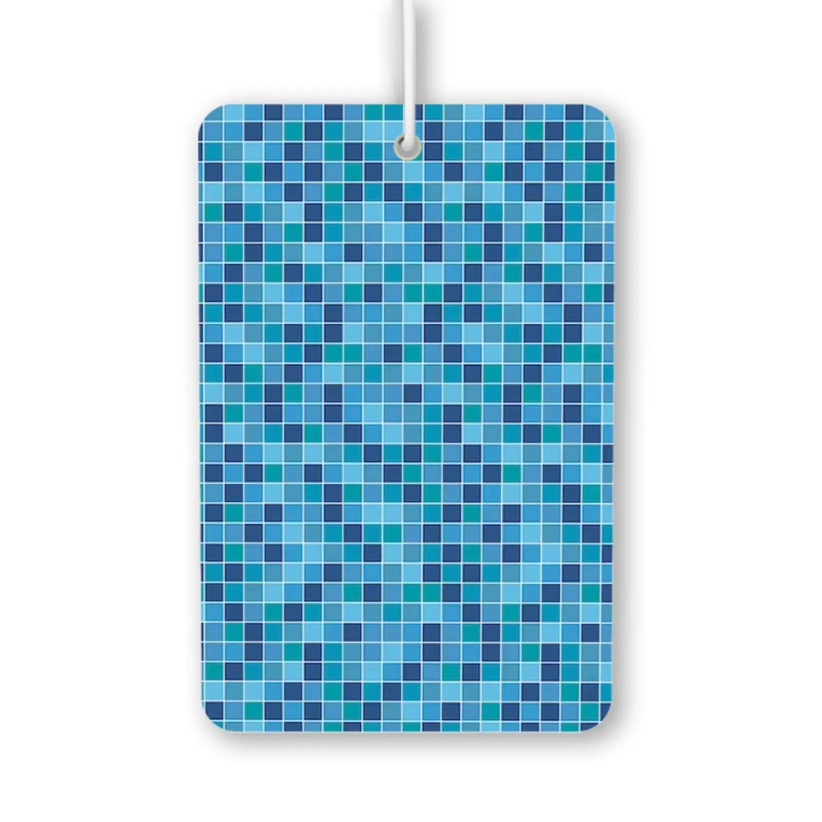 Blue Mosaic Pattern Air Freshener