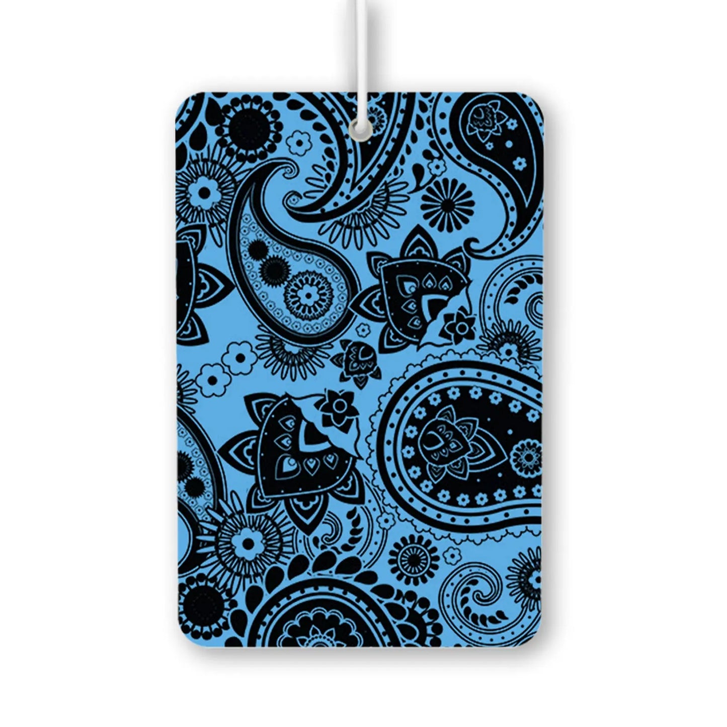 Blue Paisley Pattern Air Freshener
