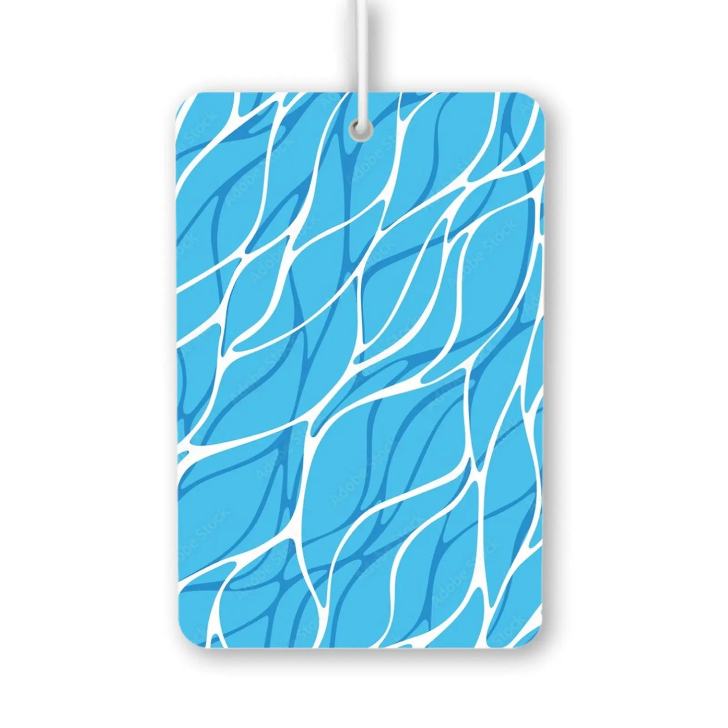 Blue Wave Pattern Air Freshener