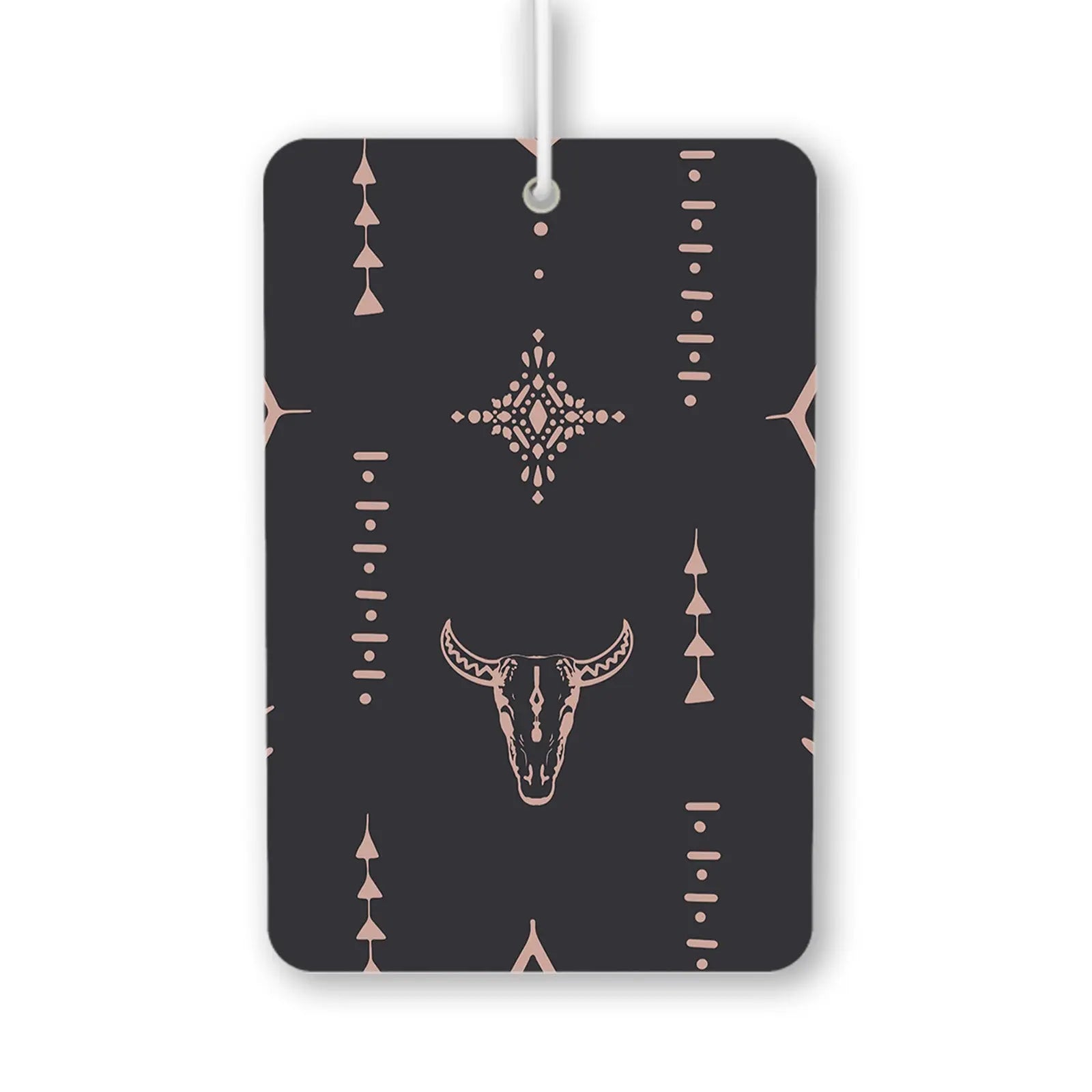 Boho Chic Bull Skull Pattern Air Freshener