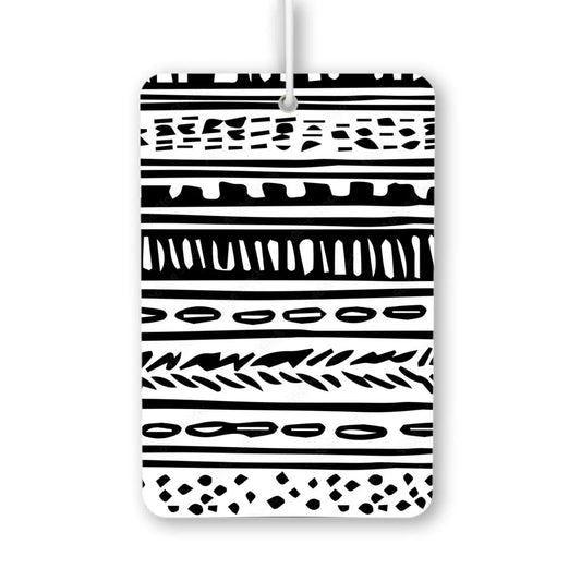 Bold Black and White Pattern Air Freshener