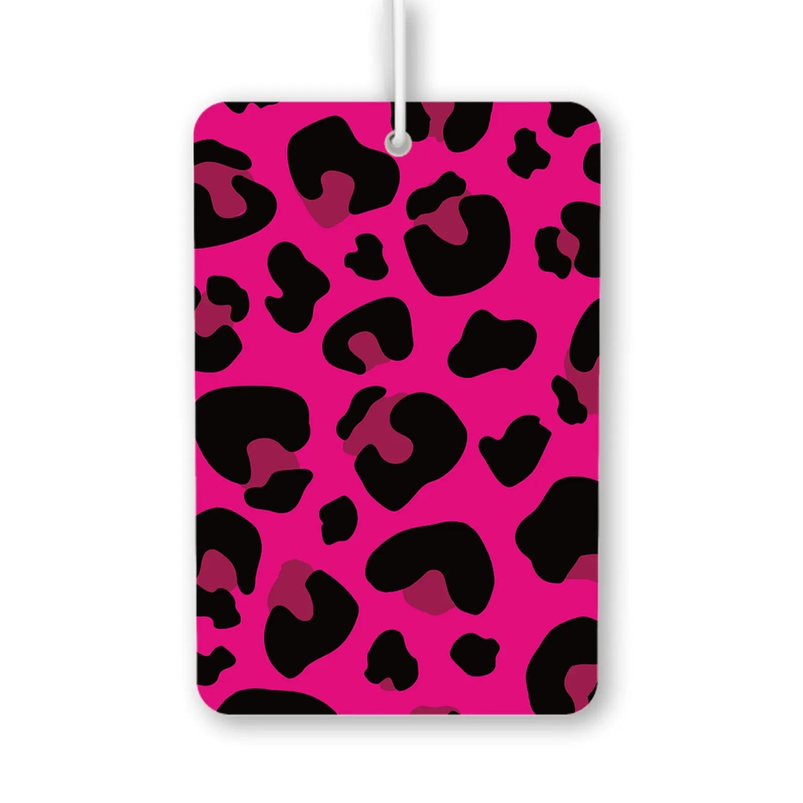 Bold Pink Leopard Print Air Freshener
