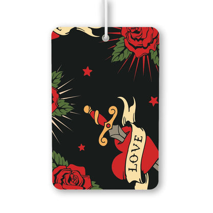Bold Roses and Sword Air Freshener