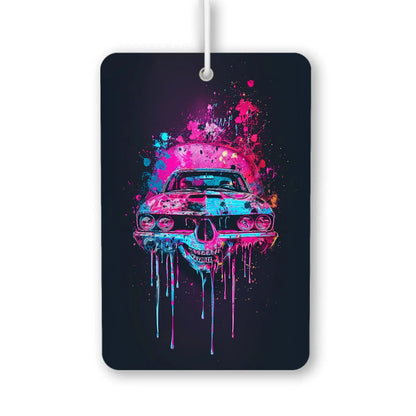 Bold Skull Art Car Air Freshener