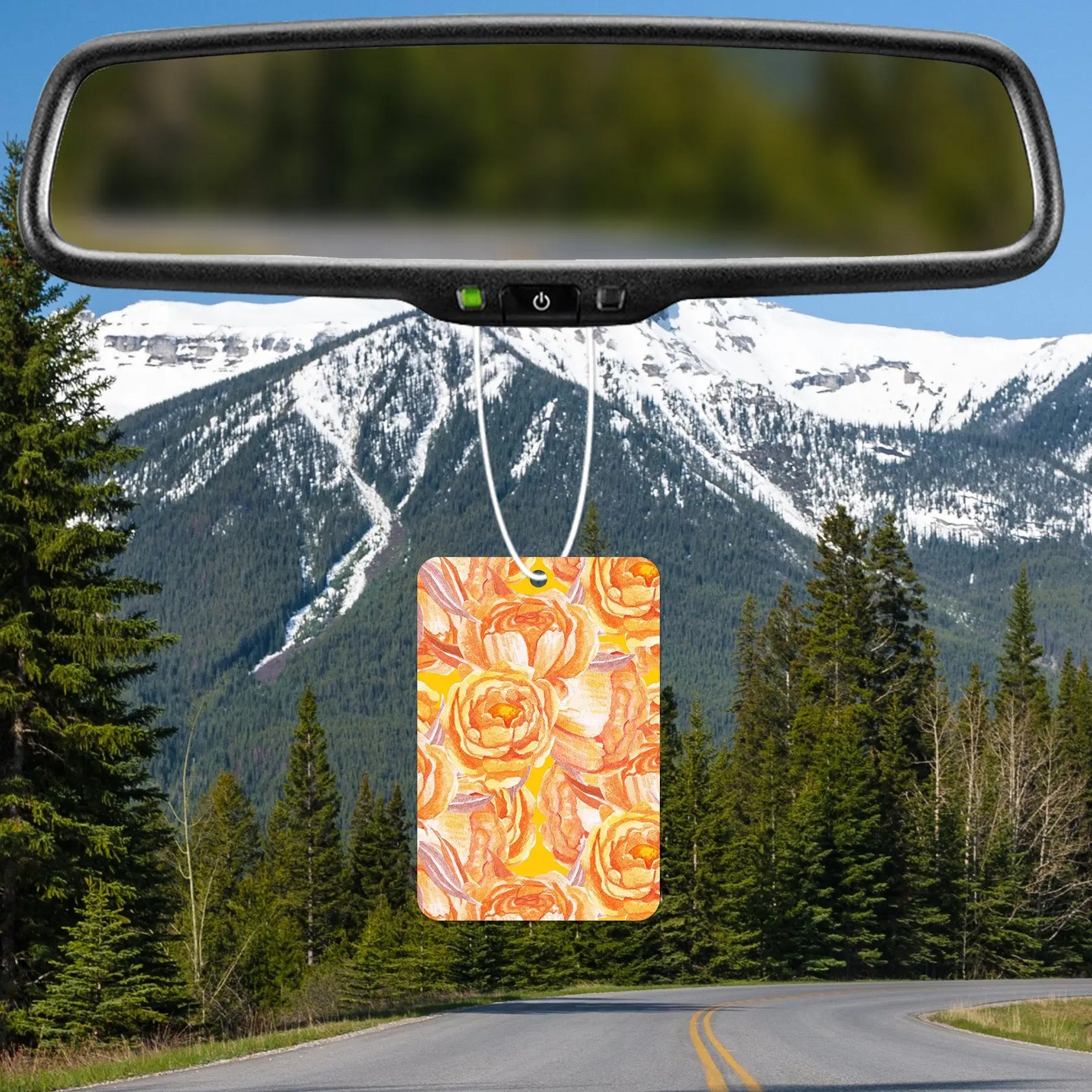 Bright Floral Pattern Air Freshener