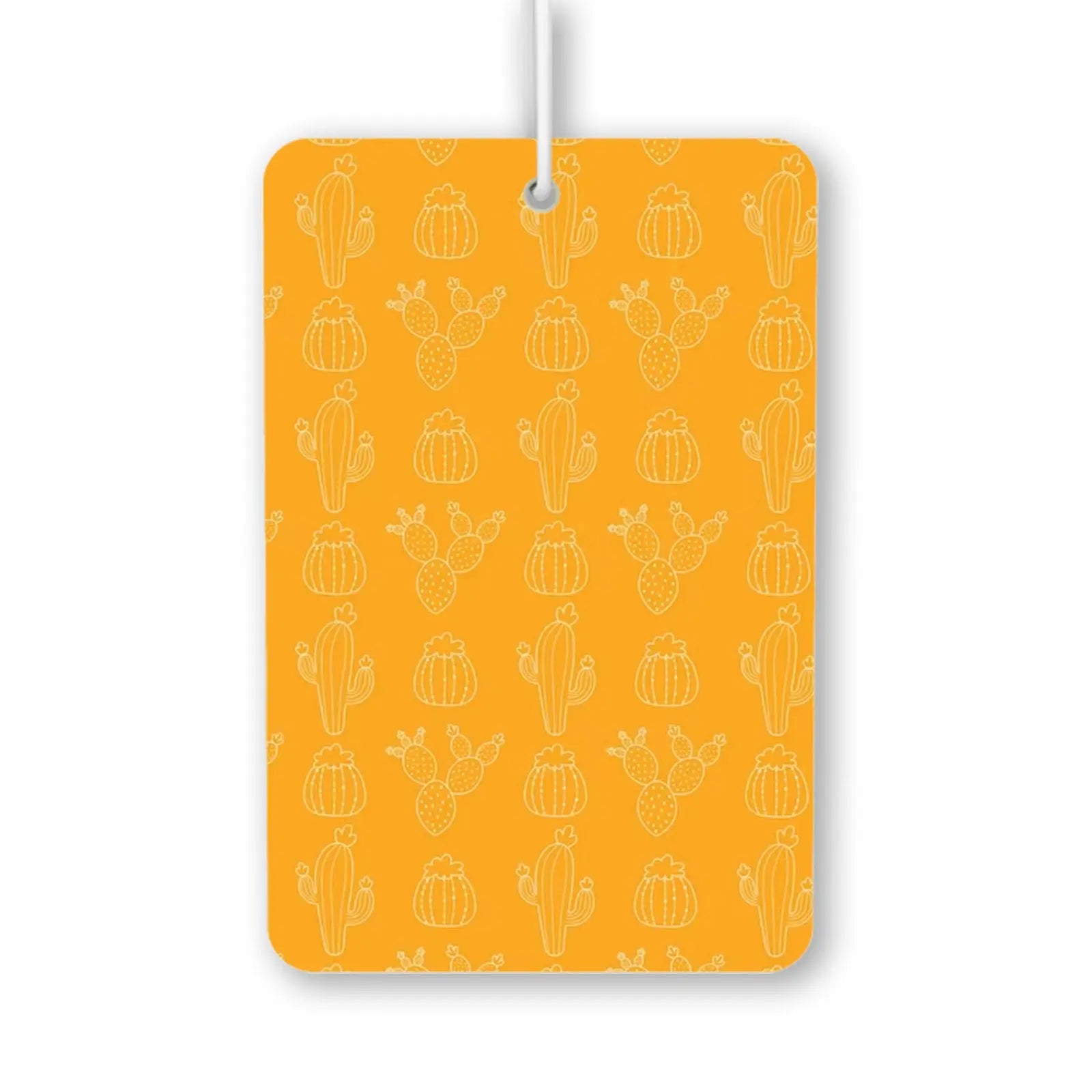 Cactus & Lemon Pattern Air Freshener