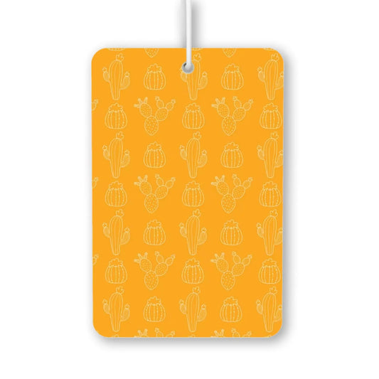 Cactus & Lemon Pattern Air Freshener