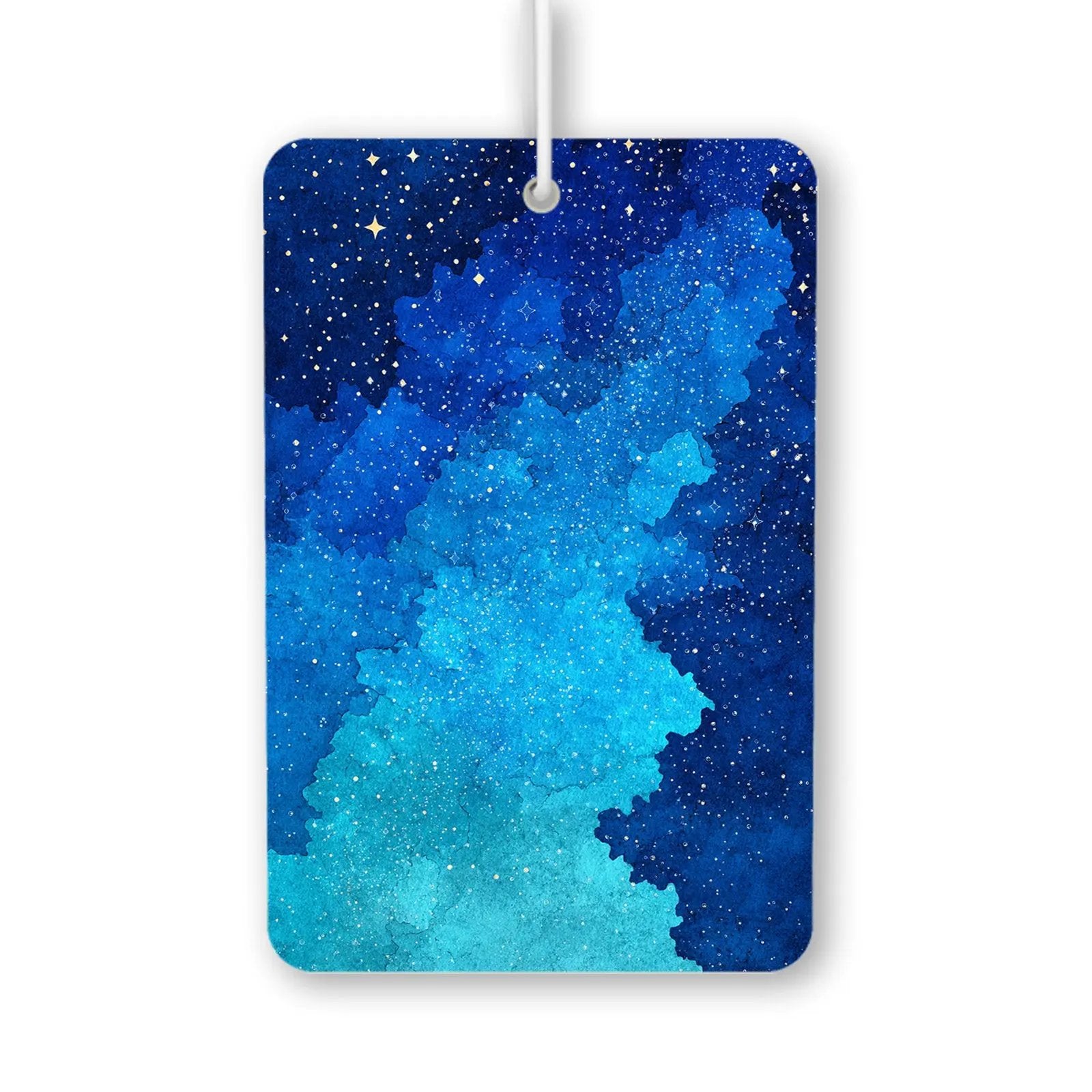 Celestial Night Sky Watercolor Art Print Air Freshener