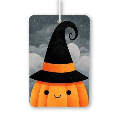 Cheerful Pumpkin Sorceress Air Fresheners