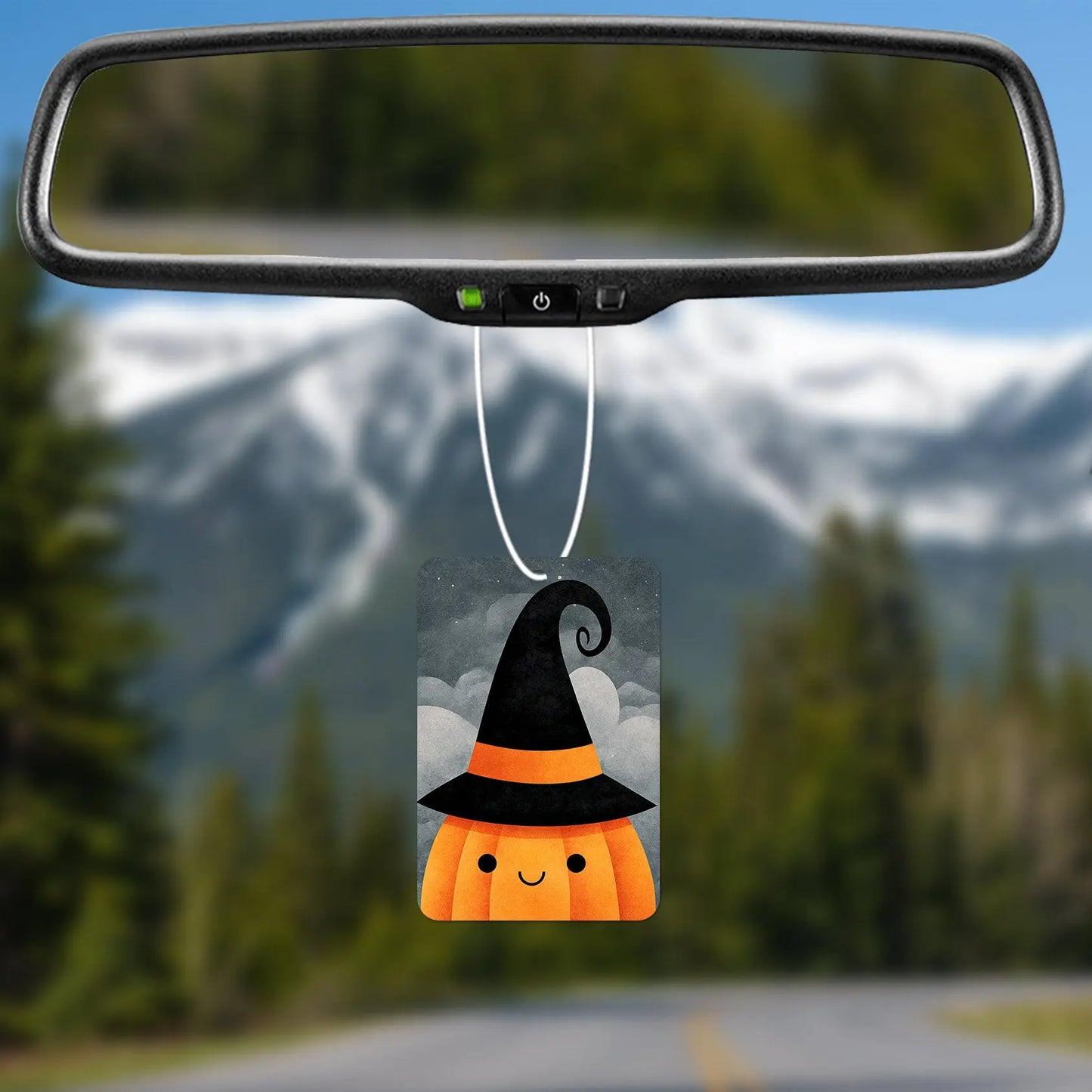 Cheerful Pumpkin Sorceress Air Fresheners