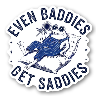 Chill Frog with Sunflower Magnet