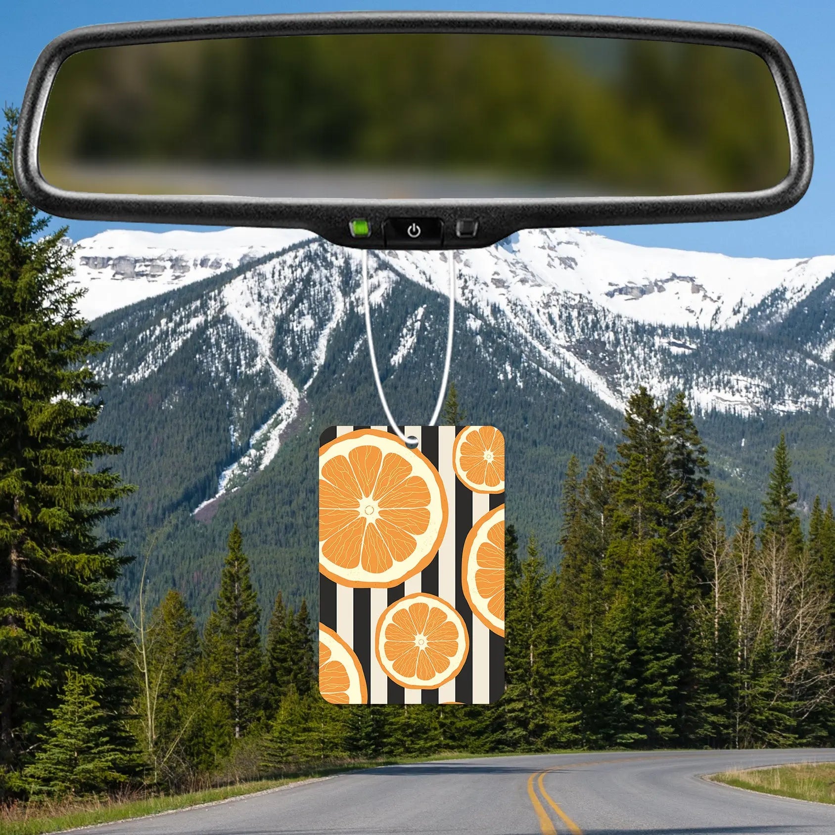 Citrus Slice Pattern Air Freshener
