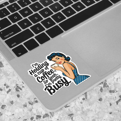 Coffee Lover's Busy Sticker