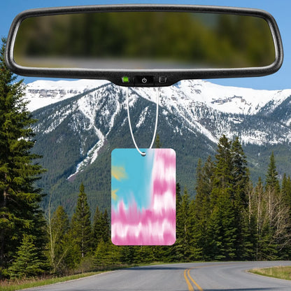 Colorful Abstract Air Freshener