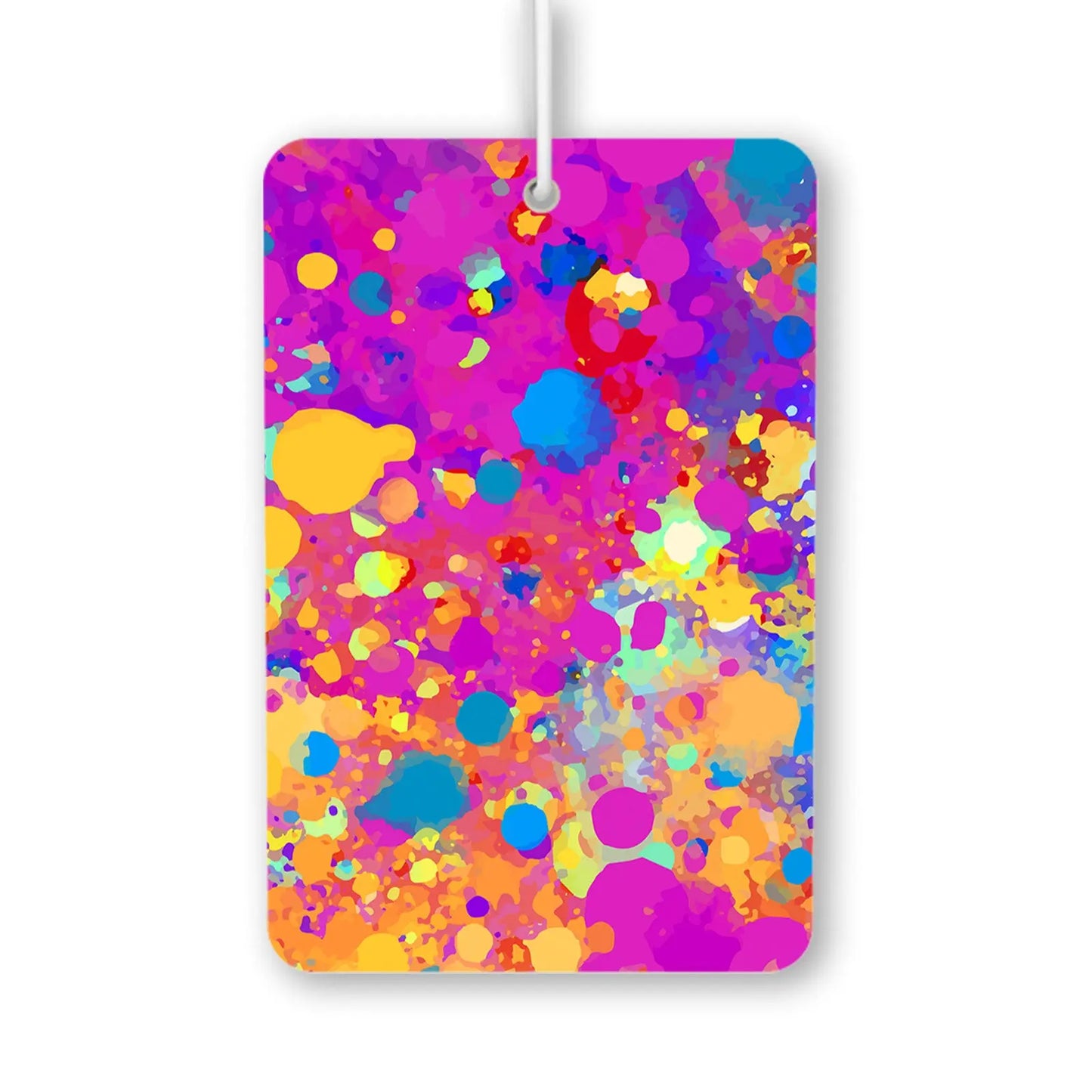 Colorful Abstract Bubble Pattern Air Freshener