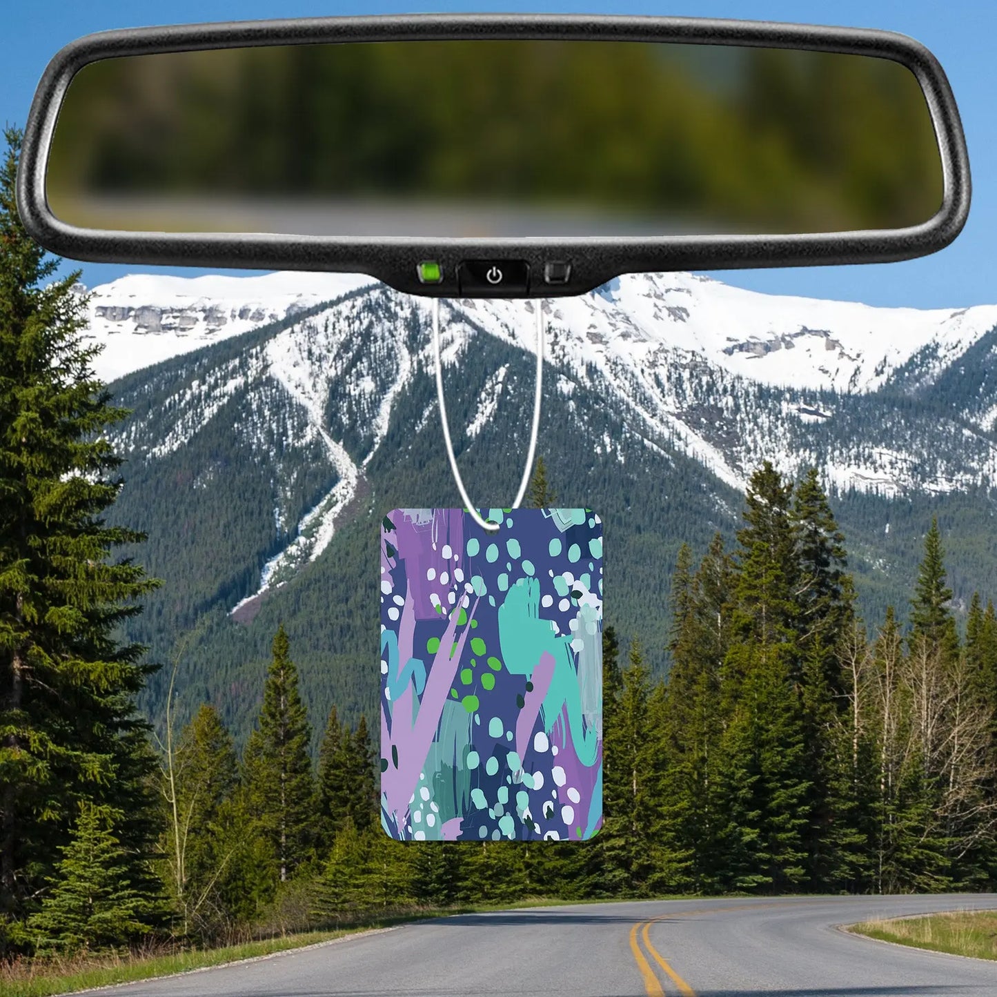 Colorful Abstract Design Air Freshener