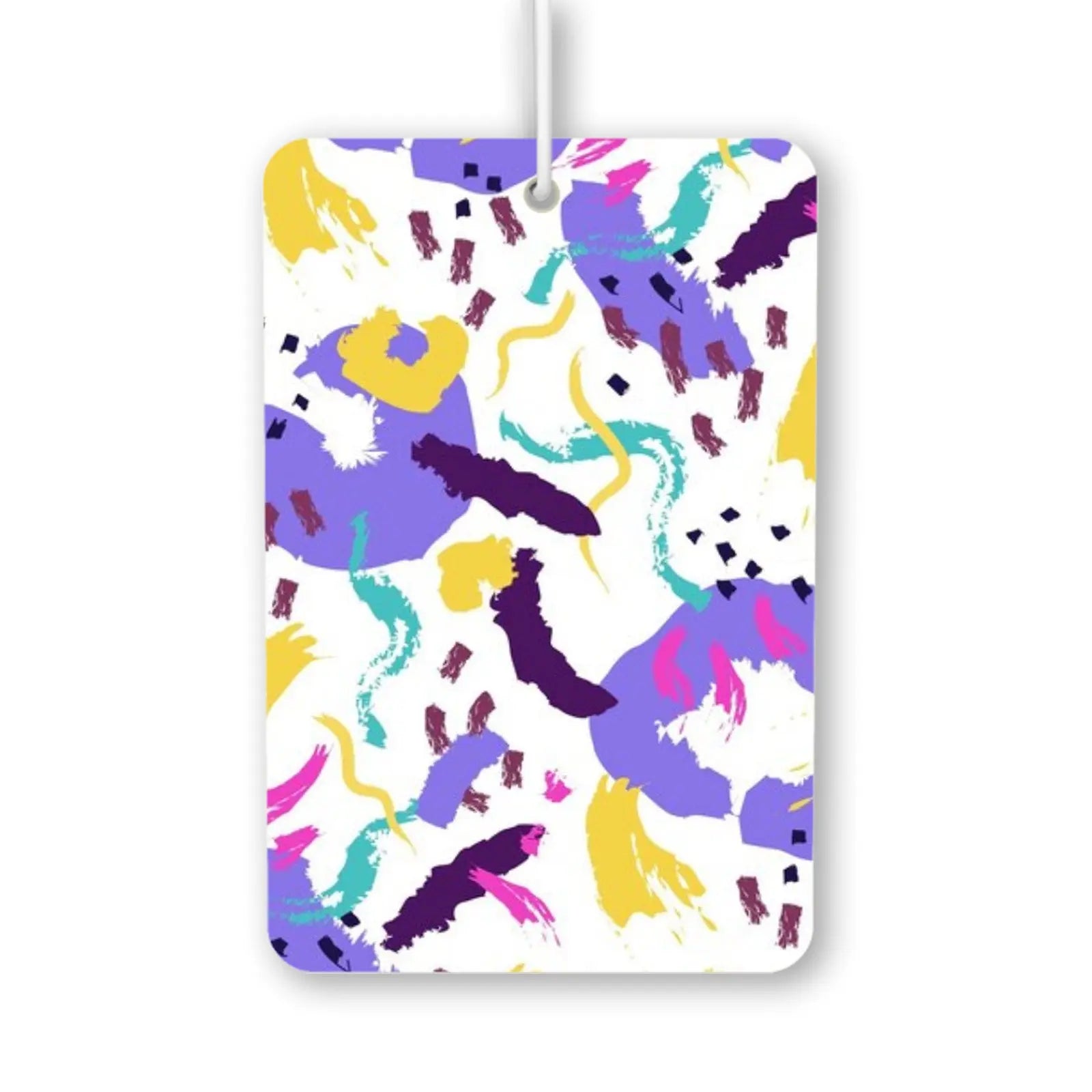 Colorful Abstract Pattern Air Freshener