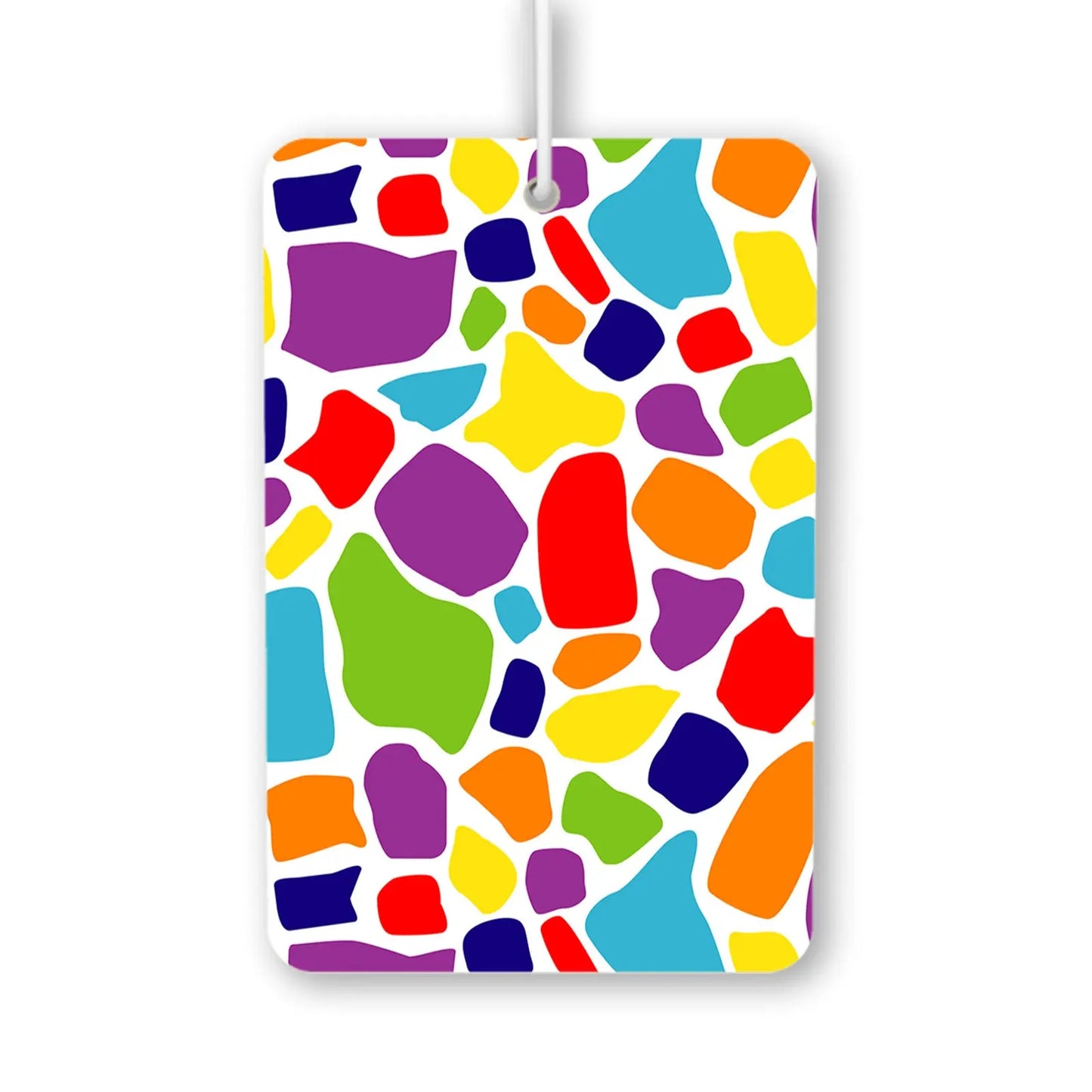 Colorful Abstract Shapes Air Freshener