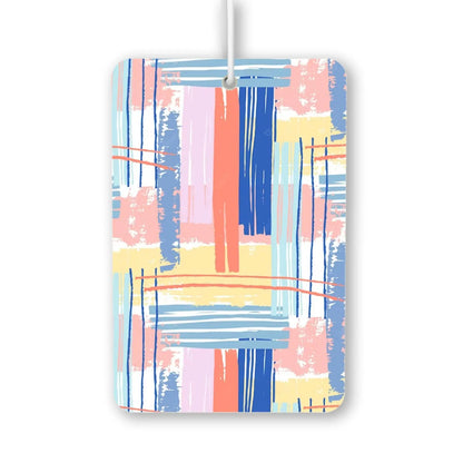 Colorful Abstract Stripes Air Freshener