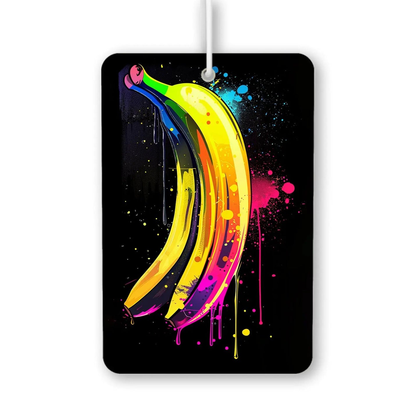 Colorful Banana Art Air Freshener