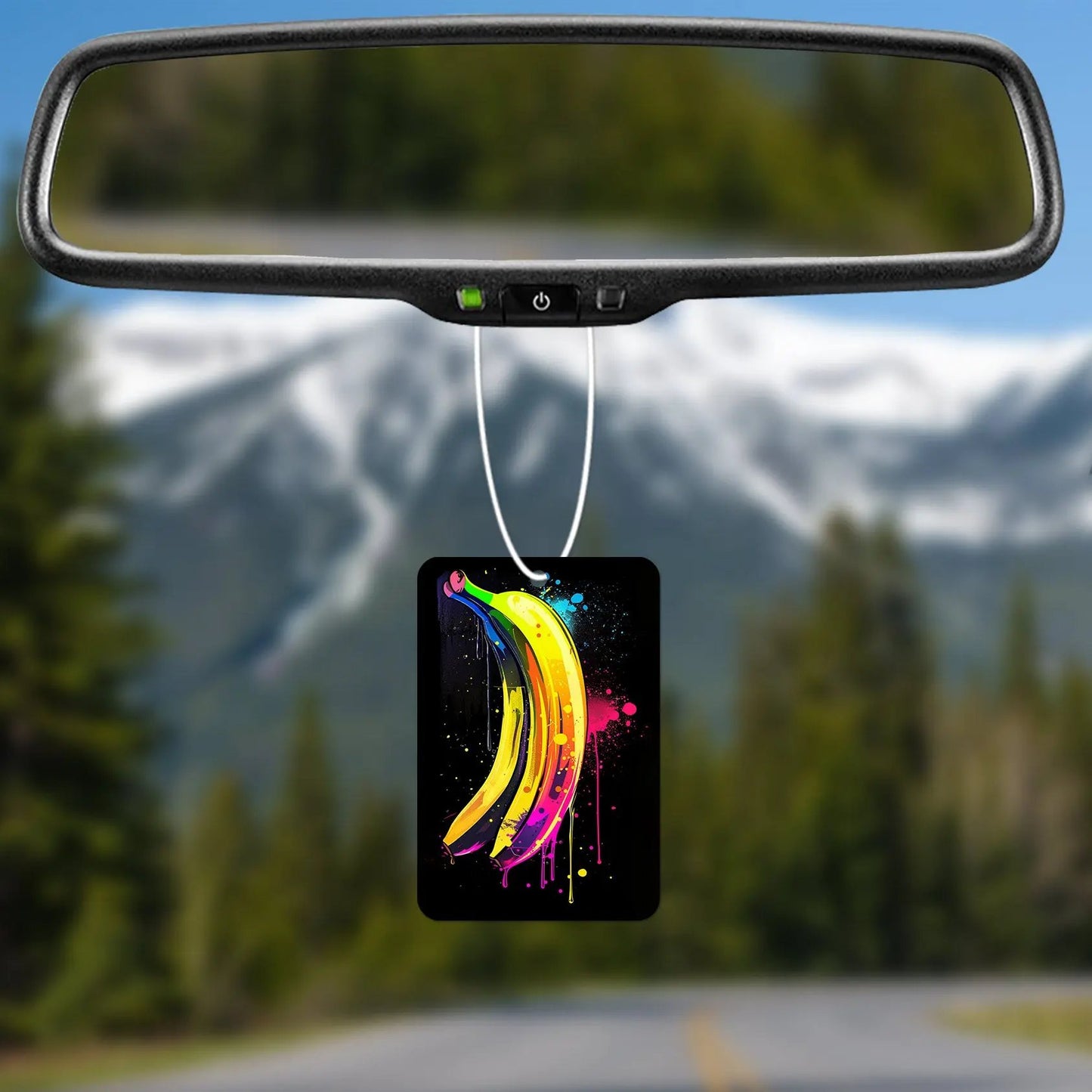 Colorful Banana Art Air Freshener
