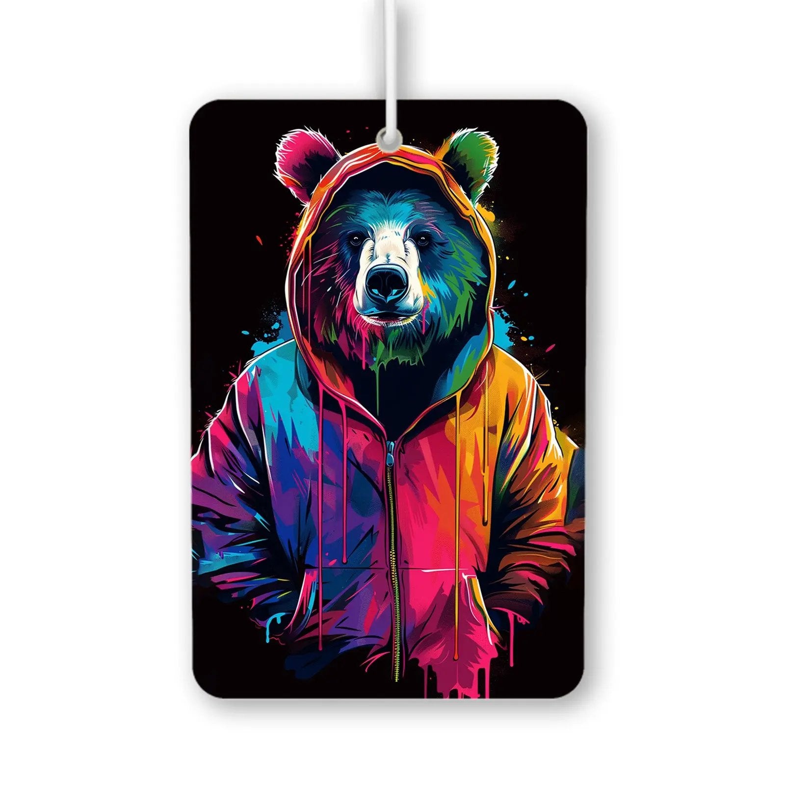 Colorful Bear Air Freshener
