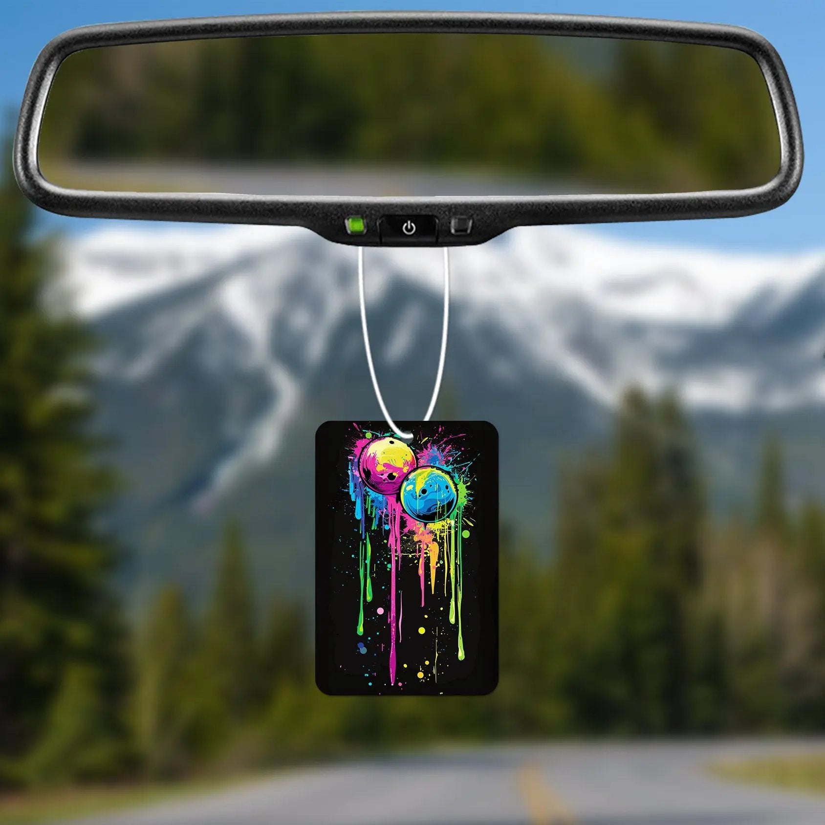 Colorful Bowling Balls Art Air Freshener