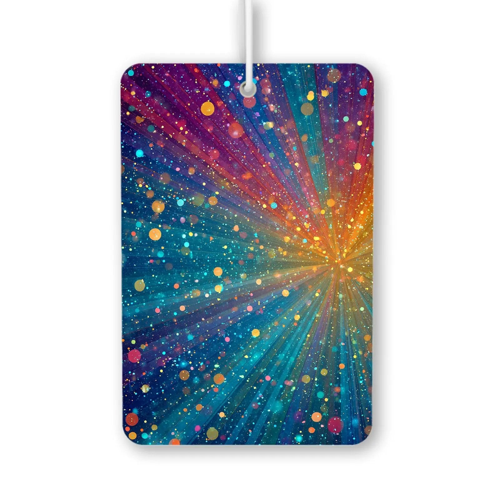 Colorful Burst Pattern Air Freshener