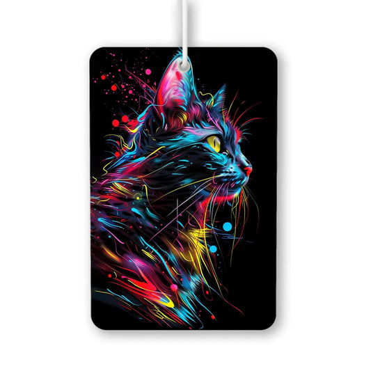Colorful Cat Design Air Freshener