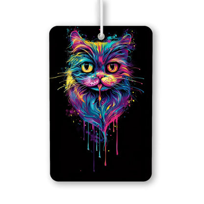 Colorful Cat Face Air Freshener