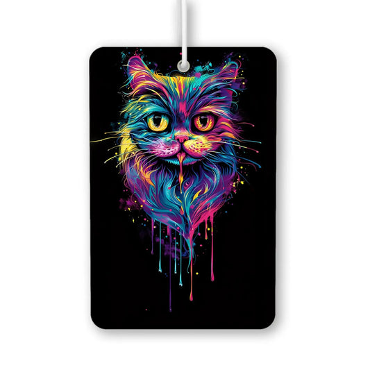 Colorful Cat Face Air Freshener