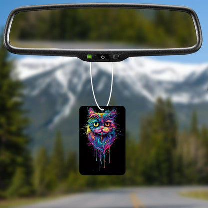 Colorful Cat Face Air Freshener