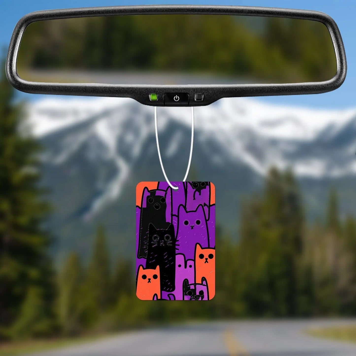 Colorful Cat Pattern Air Freshener