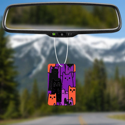 Colorful Cat Pattern Air Freshener