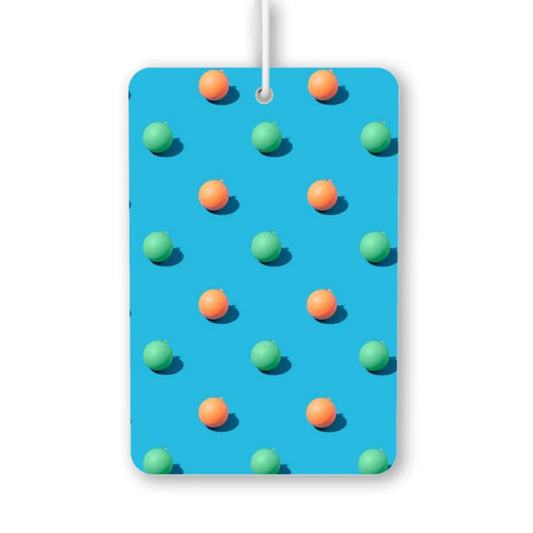 Colorful Citrus Pattern Air Freshener