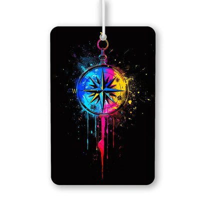 Colorful Compass Air Freshener