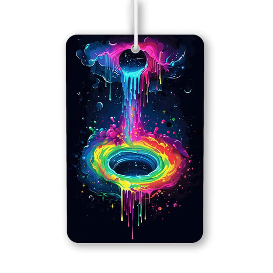 Colorful Cosmic Drip Air Freshener