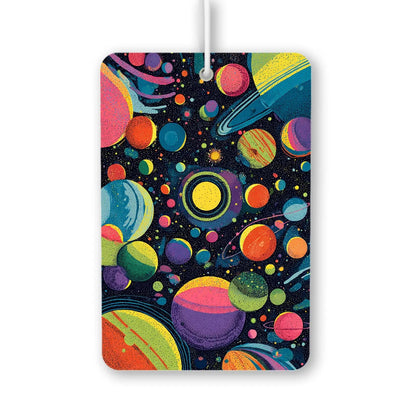 Colorful Cosmic Planets Air Freshener