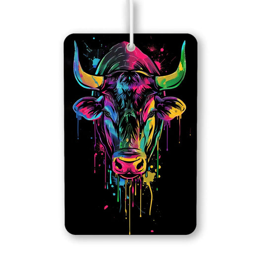 Colorful Cow Head Air Freshener
