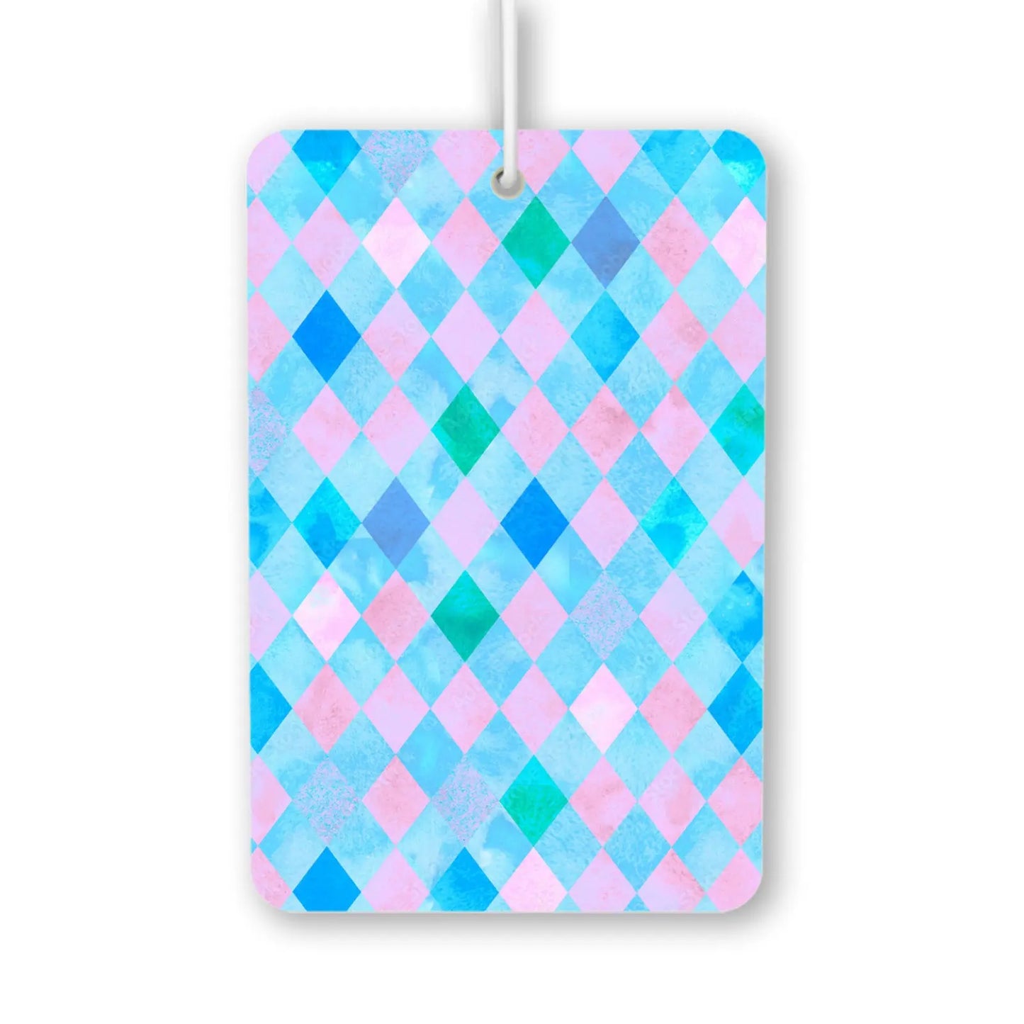 Colorful Diamond Pattern Air Freshener