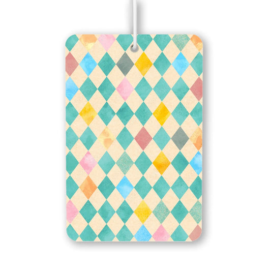 Colorful Diamond Pattern Air Freshener