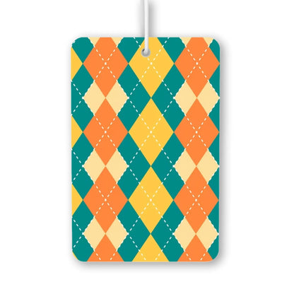 Colorful Diamond Pattern Air Freshener