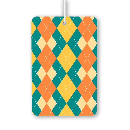 Colorful Diamond Pattern Air Freshener