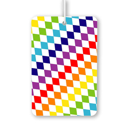 Colorful Diamond Pattern Air Freshener
