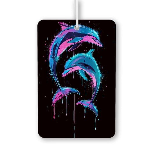 Colorful Dolphins Air Freshener