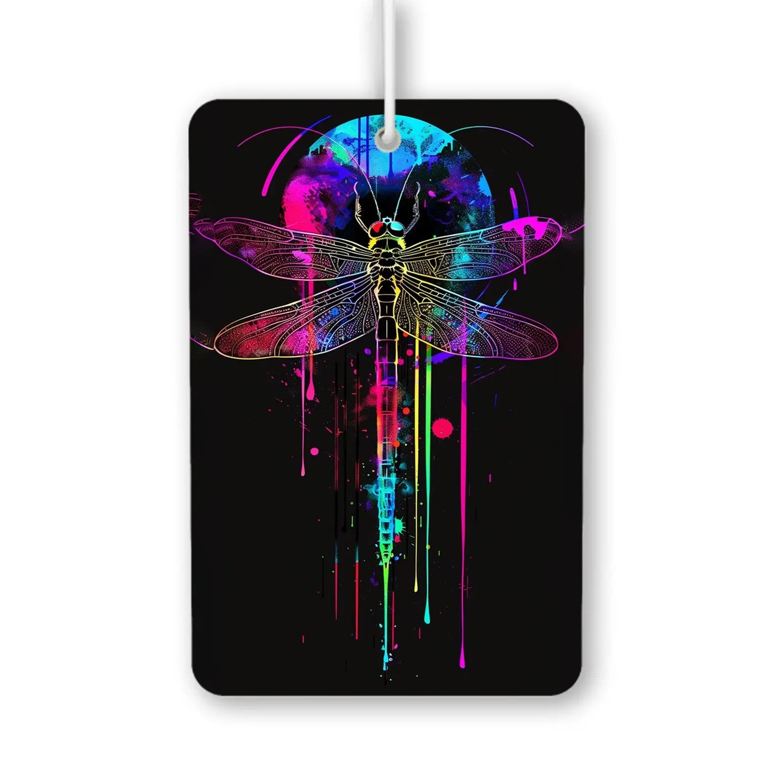Colorful Dragonfly Art Air Freshener