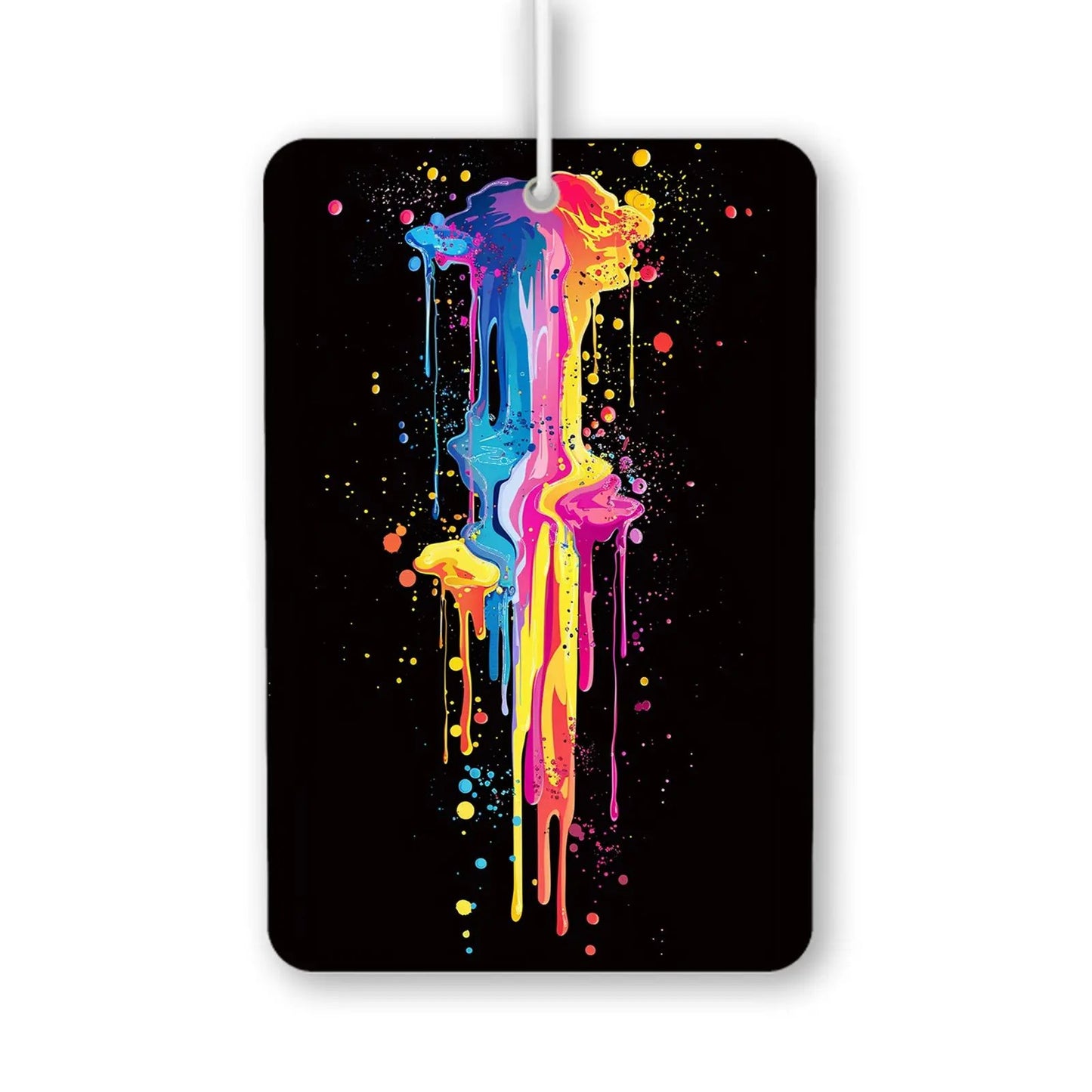 Colorful Drip Art Air Freshener